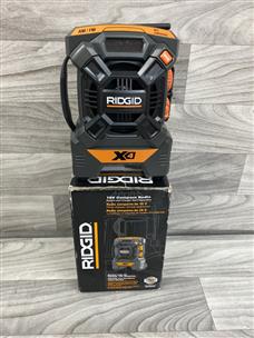 Ridgid X4 Jobsite Radio 18v Am fm Model R84084